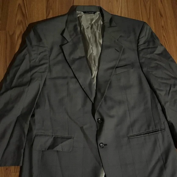 Burberrys Men’s Sport Jacket 100% Wool Vintage Gray‎ Coat Old Money Luxury